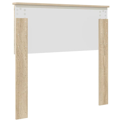 Testiera con testiera Rovere Sonoma 75 cm Legno multistrato