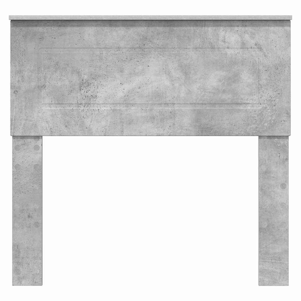 Testiera con testiera Grigio cemento 75 cm Legno multistrato