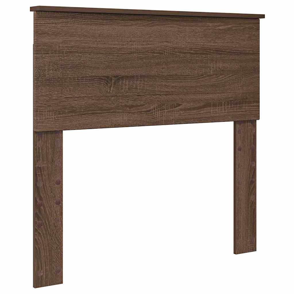 Testiera con testiera Rovere Marrone 75 cm Legno multistrato