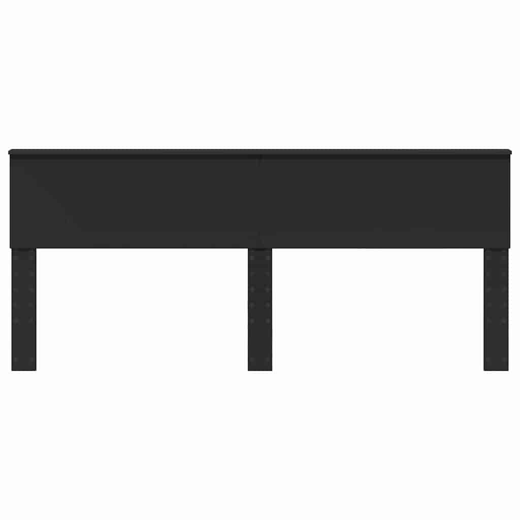 Testiera con testiera Rovere Nero 200 cm Legno multistrato