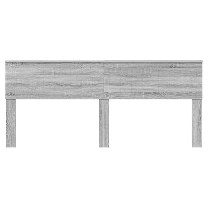 Testiera con testiera Grigio Sonoma 200 cm Legno multistrato