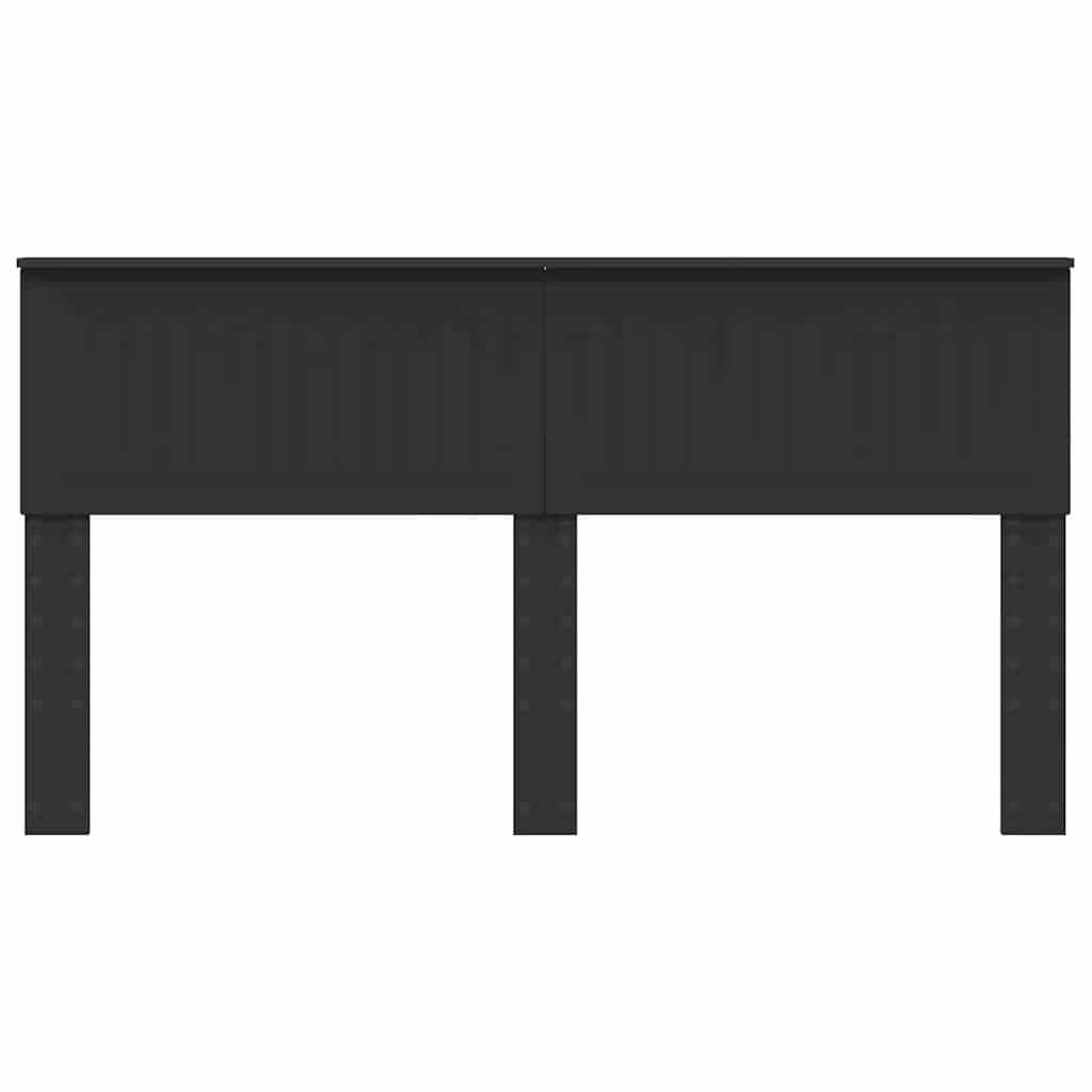 Testiera con testiera Rovere Nero 160 cm Legno multistrato