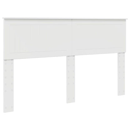 Testiera con testiera Bianco 150 cm Legno multistrato