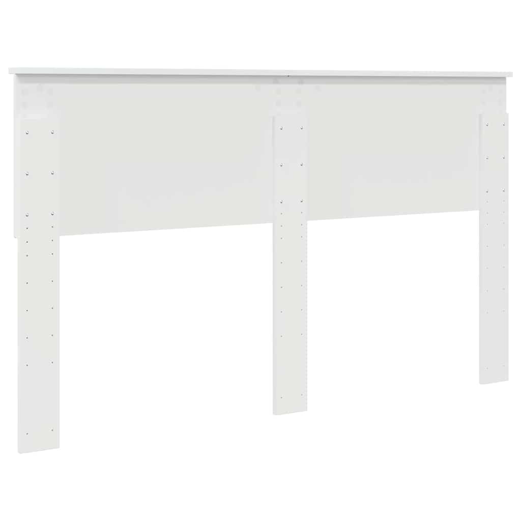 Testiera con testiera Bianco Lucido 150 cm Legno multistrato