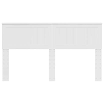 Testiera con testiera Bianco Lucido 150 cm Legno multistrato