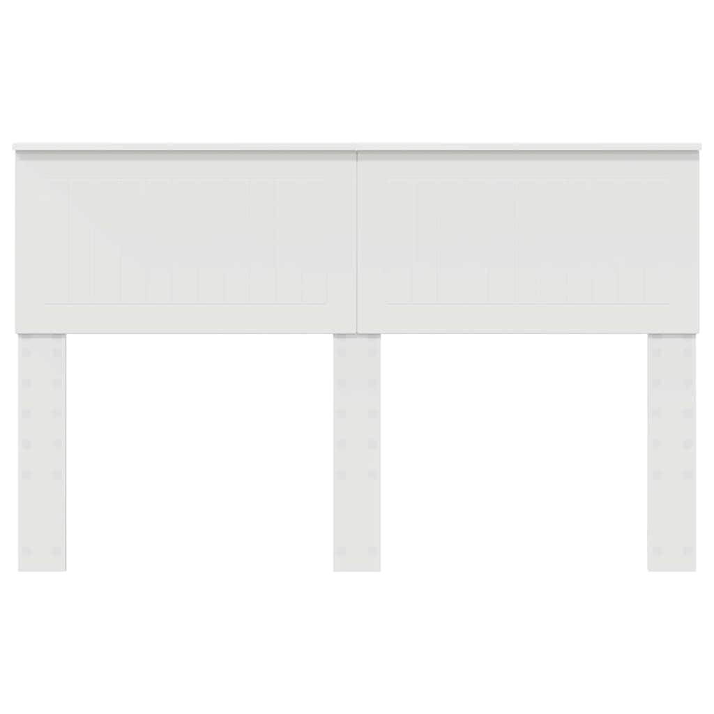 Testiera con testiera Bianco 140 cm Legno multistrato