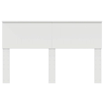 Testiera con testiera Bianco 140 cm Legno multistrato