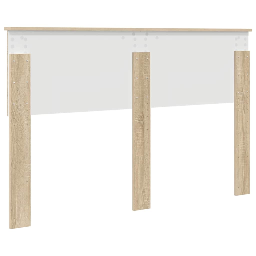 Testiera con testiera Rovere Sonoma 140 cm Legno multistrato