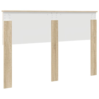 Testiera con testiera Rovere Sonoma 140 cm Legno multistrato