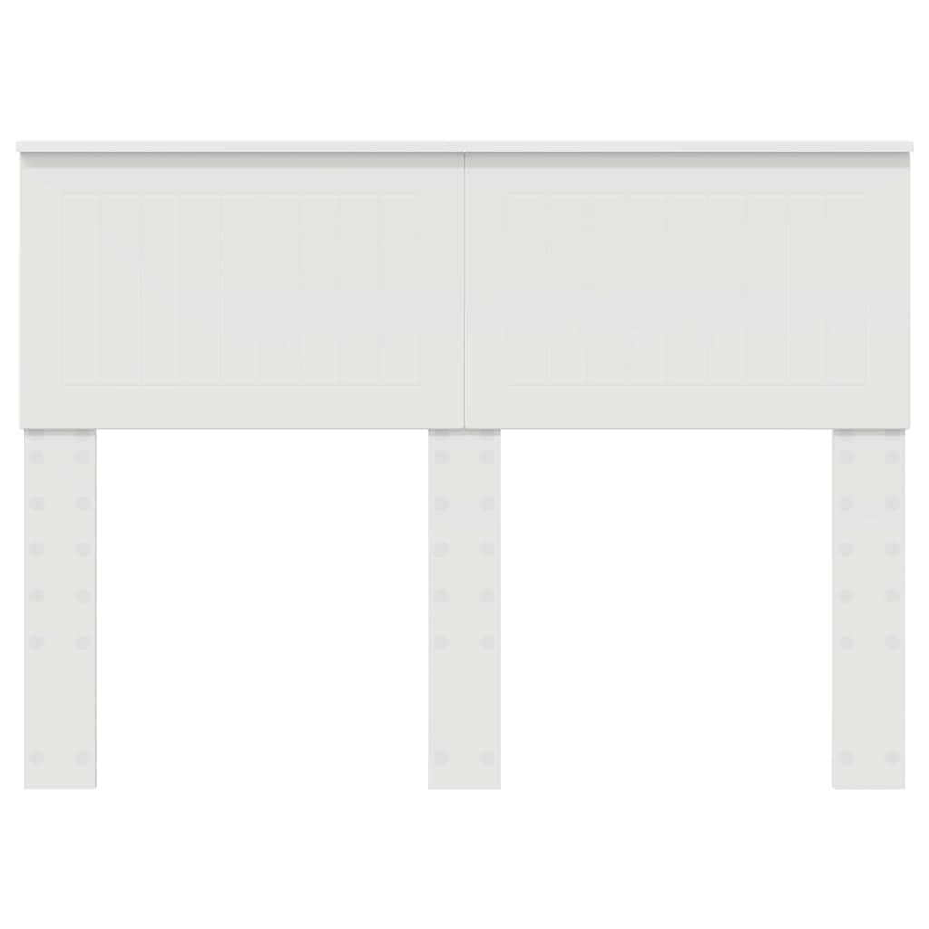 Testiera con testiera Bianco 135 cm Legno multistrato