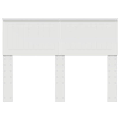 Testiera con testiera Bianco 120 cm Legno multistrato