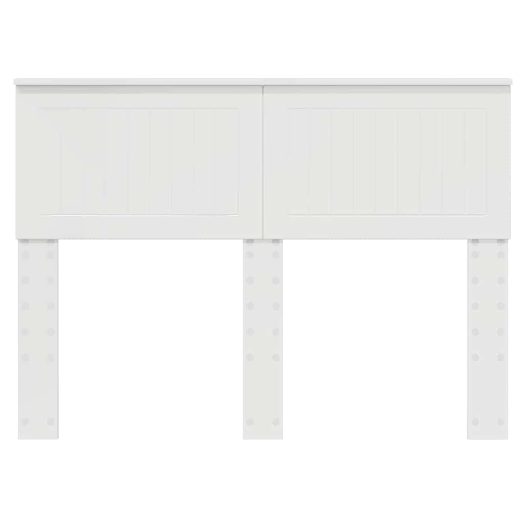 Testiera con testiera Bianco Lucido 120 cm Legno multistrato