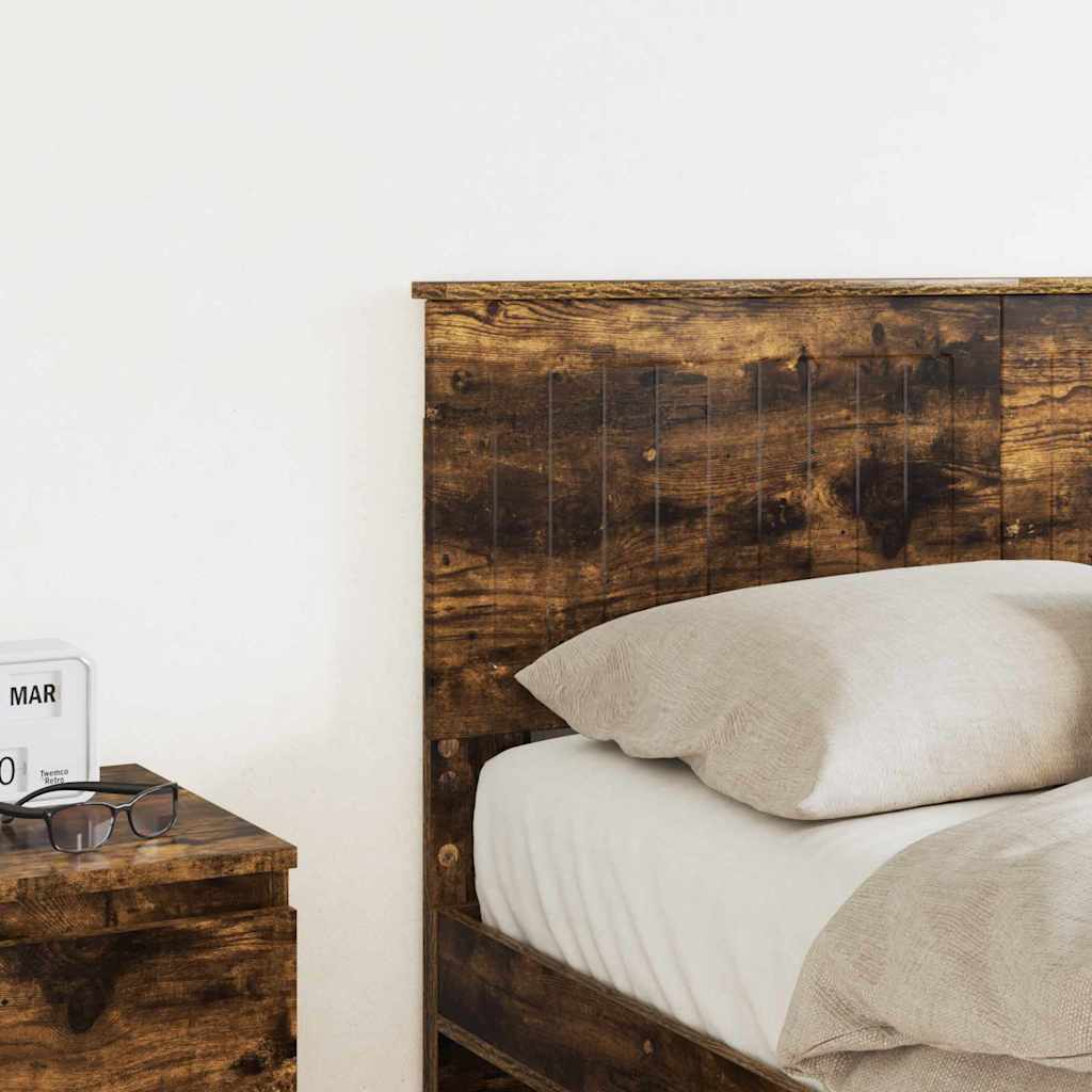 Testiera con testiera Rovere fumé 120 cm Legno multistrato