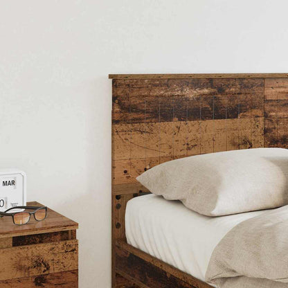 Testiera con testiera Legno vecchio 120 cm Legno multistrato