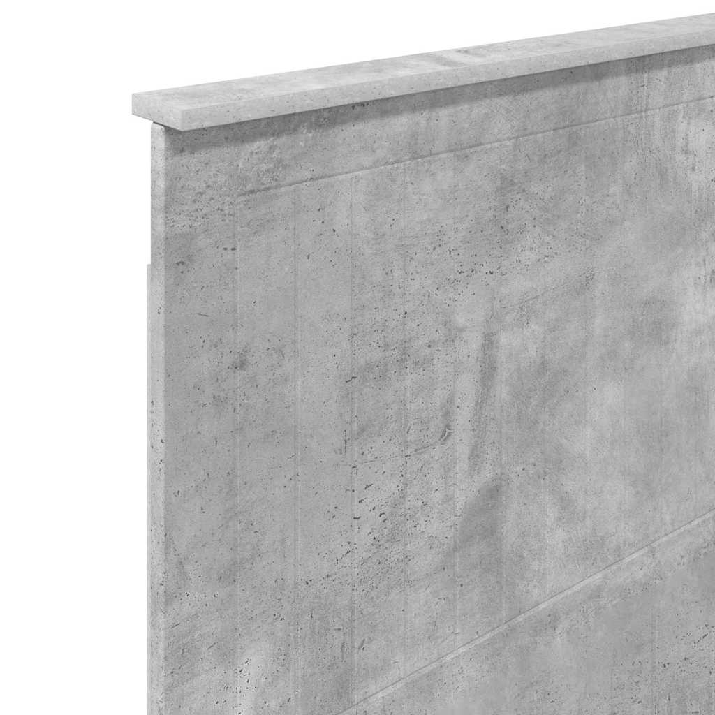 Testiera con testiera Grigio cemento 100 cm Legno multistrato