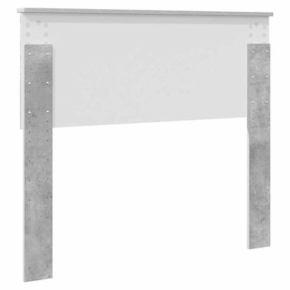 Testiera con testiera Grigio cemento 100 cm Legno multistrato