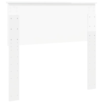 Testiera Bianco Lucido Legno ingegnerizzato