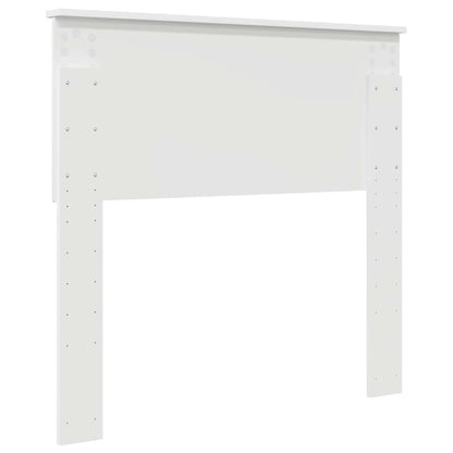 Testiera con testiera Bianco 90 cm Legno multistrato