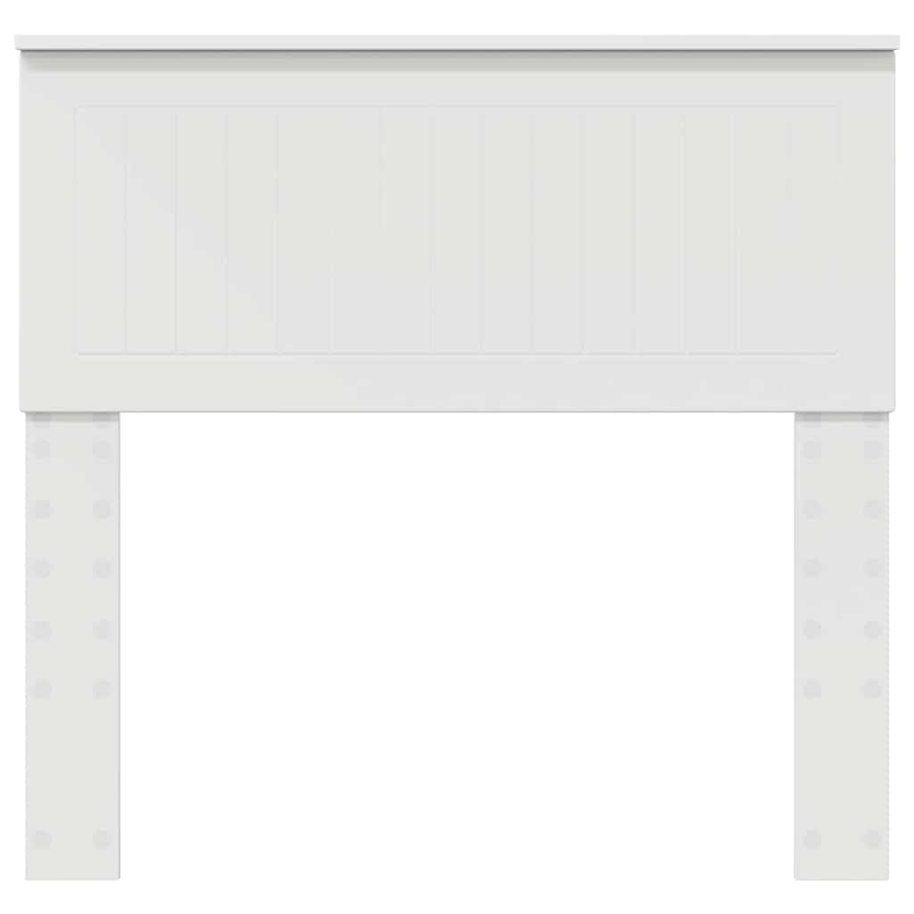 Testiera con testiera Bianco 90 cm Legno multistrato