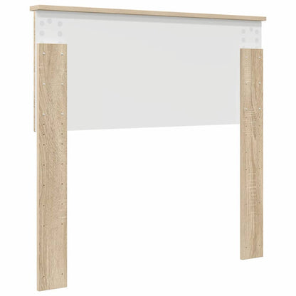 Testiera con testiera Rovere Sonoma 90 cm Legno multistrato