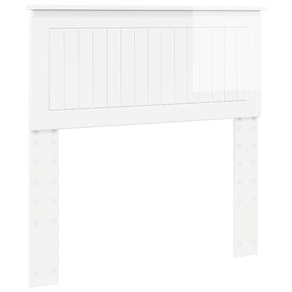 Testiera Bianco Lucido Legno ingegnerizzato