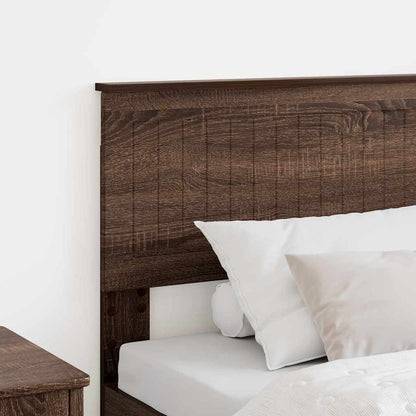 Testiera con testiera Rovere Marrone 90 cm Legno multistrato