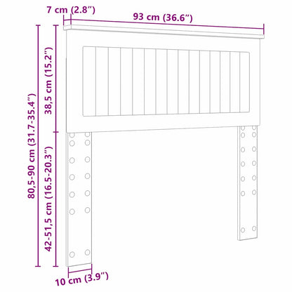 Testiera con testiera Legno vecchio 90 cm Legno multistrato