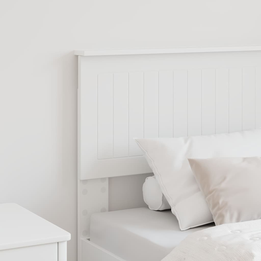 Testiera con testiera Bianco 80 cm Legno multistrato