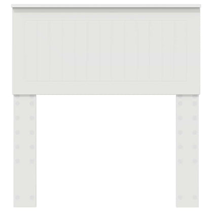 Testiera con testiera Bianco 80 cm Legno multistrato