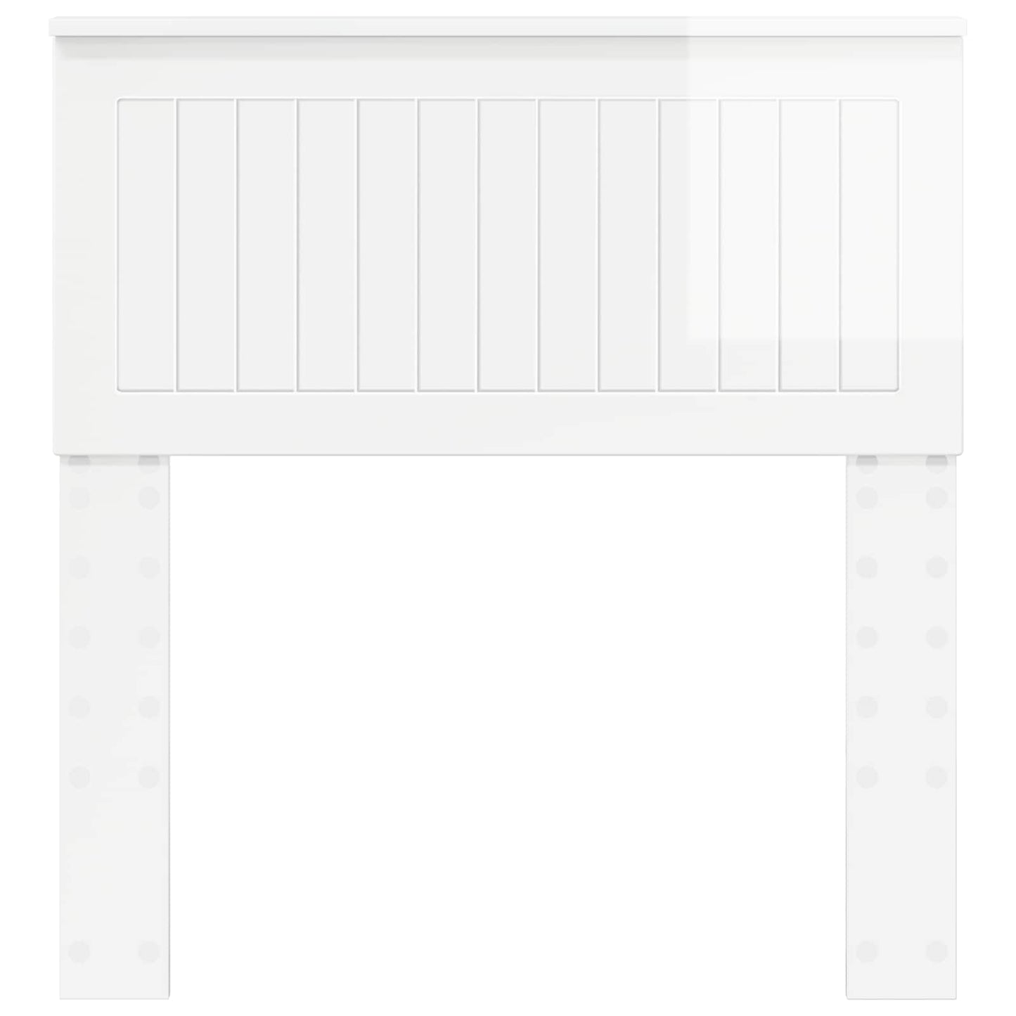 Testiera Bianco Lucido Legno ingegnerizzato