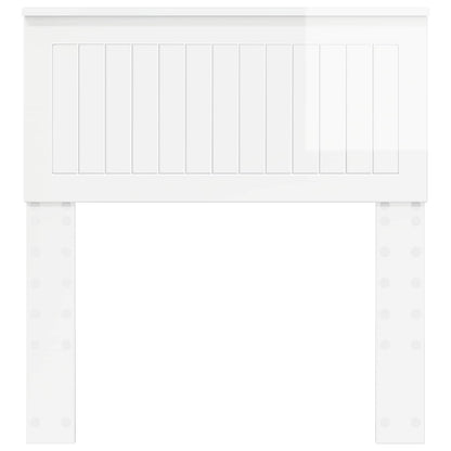 Testiera Bianco Lucido Legno ingegnerizzato