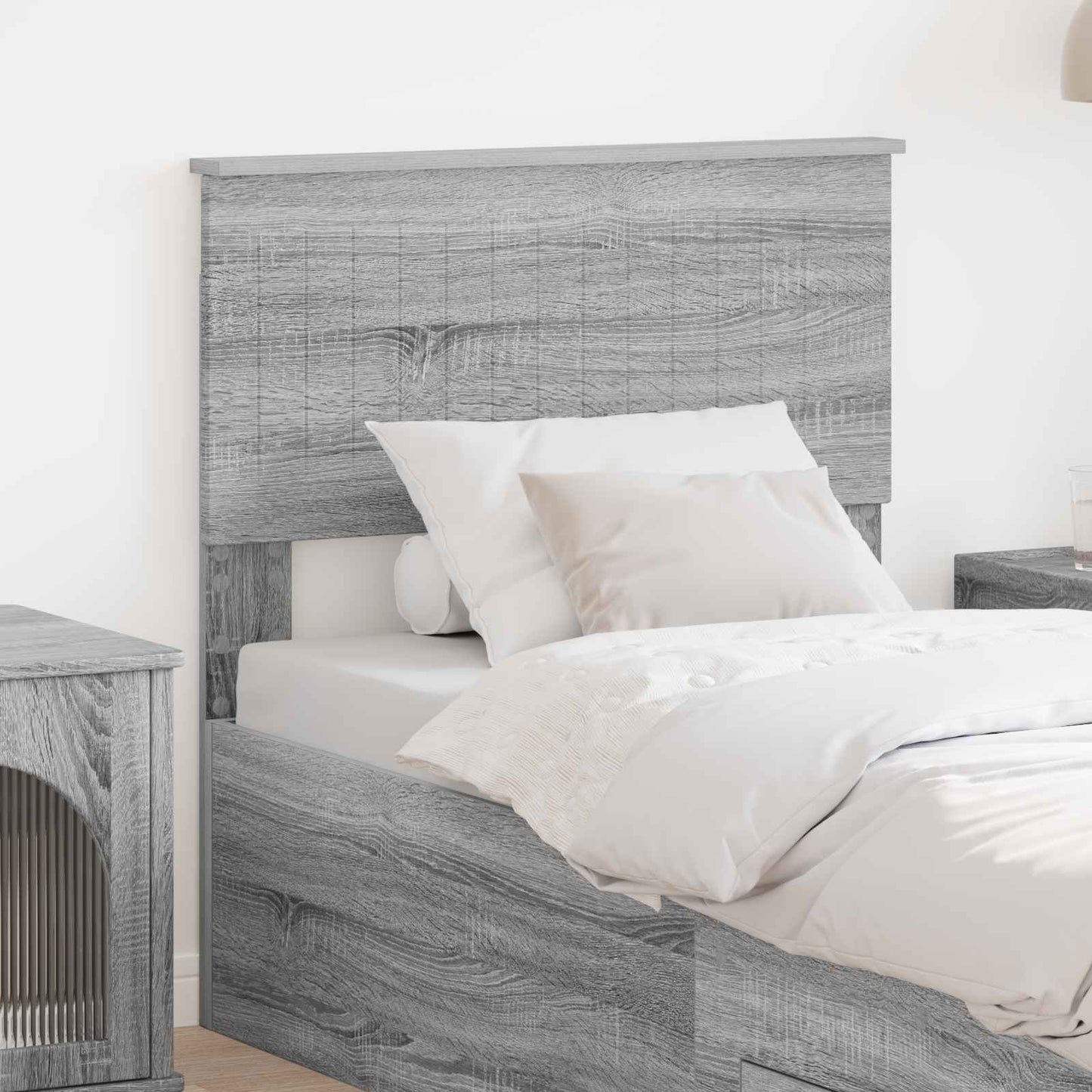 Testiera Grigio Sonoma Legno multistrato