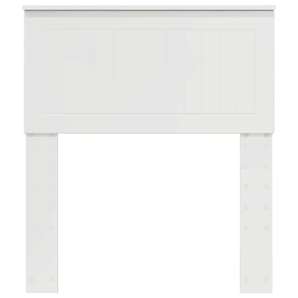 Testiera con testiera Bianco Lucido 75 cm Legno multistrato