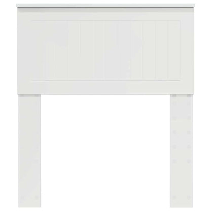 Testiera con testiera Bianco Lucido 75 cm Legno multistrato