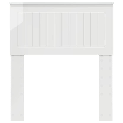 Testiera Bianco Lucido Legno ingegnerizzato