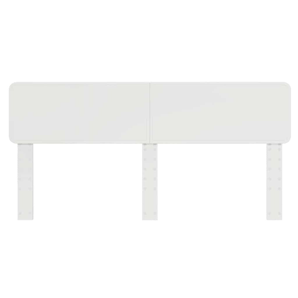 Testiera con testiera Bianco 200 cm Legno multistrato