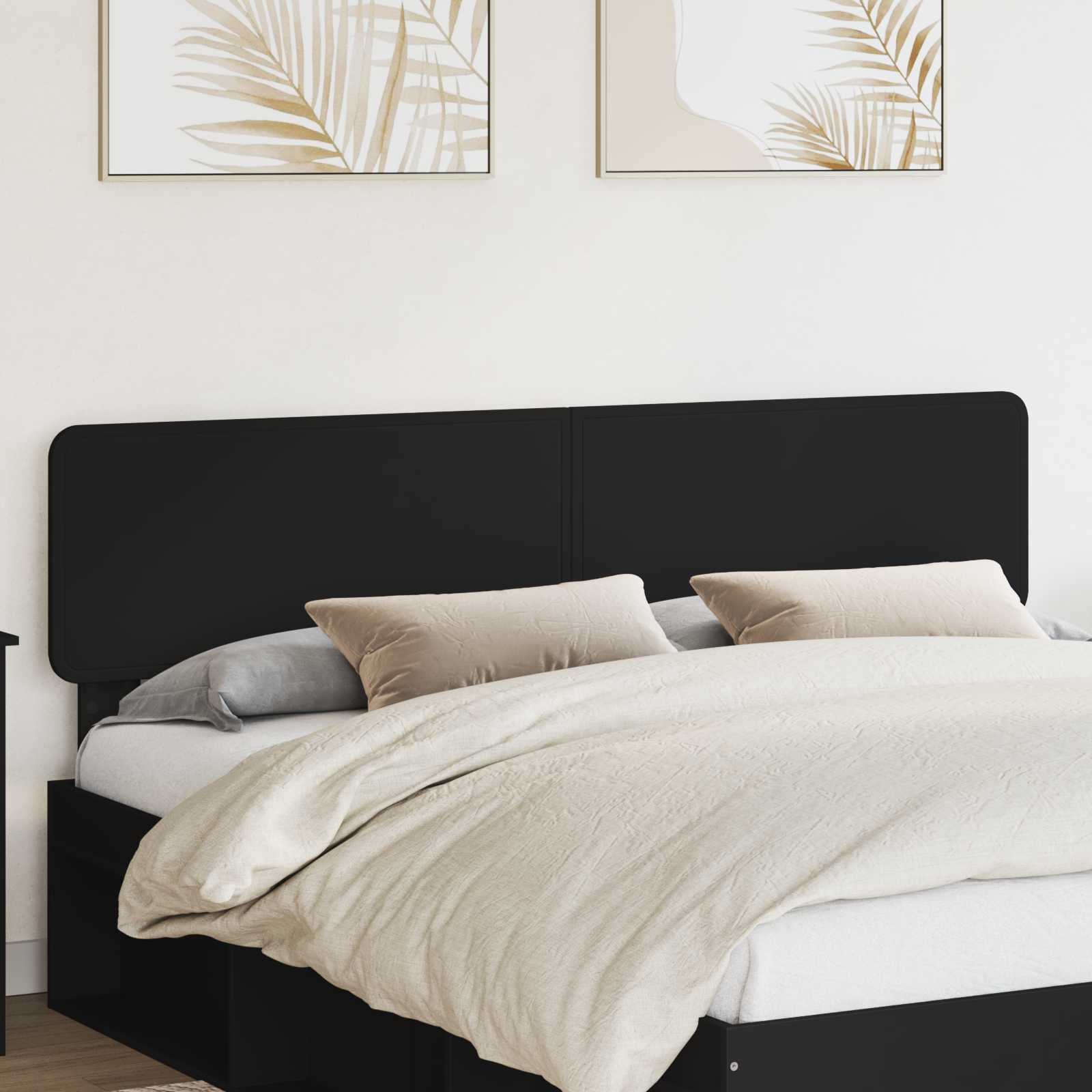 Testiera Rovere Nero Legno multistrato | homemem39