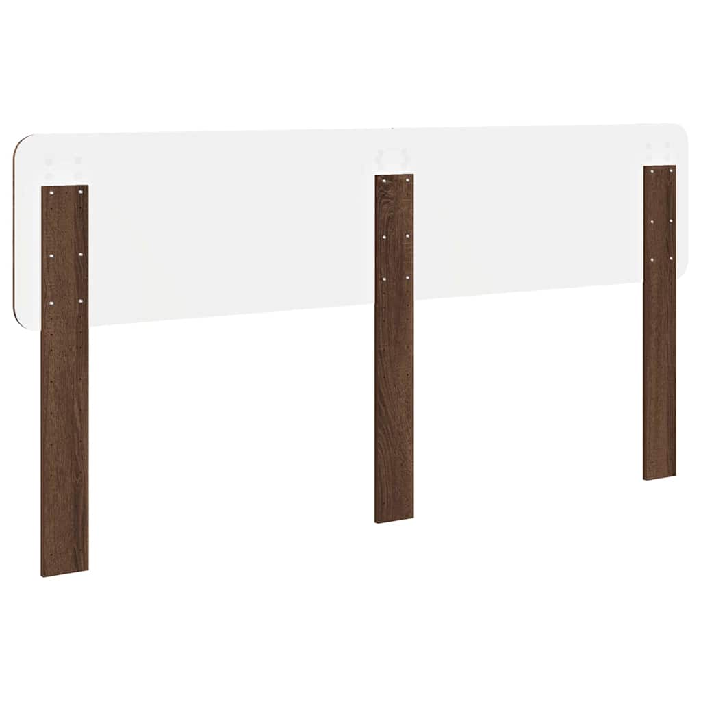 Testiera con testiera Rovere Marrone 180 cm Legno multistrato