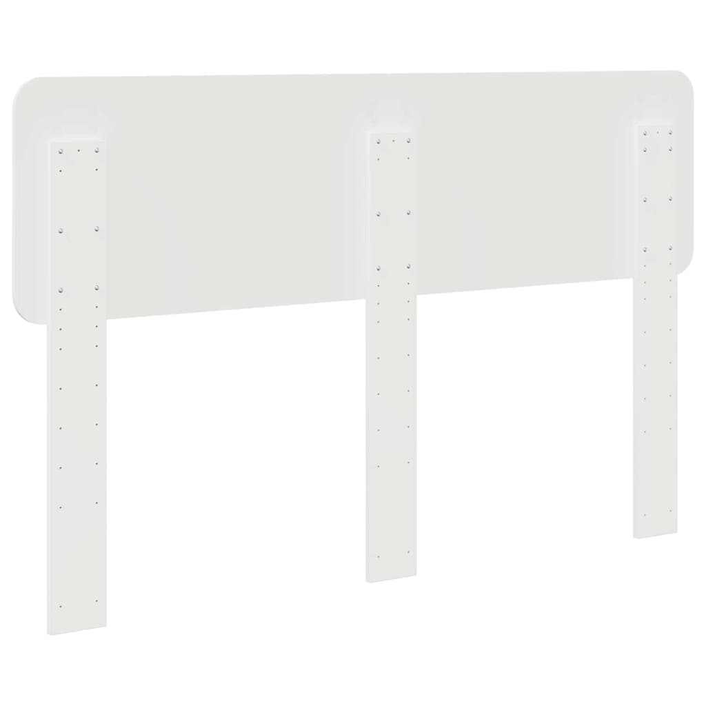 Testiera con testiera Bianco Lucido 150 cm Legno multistrato