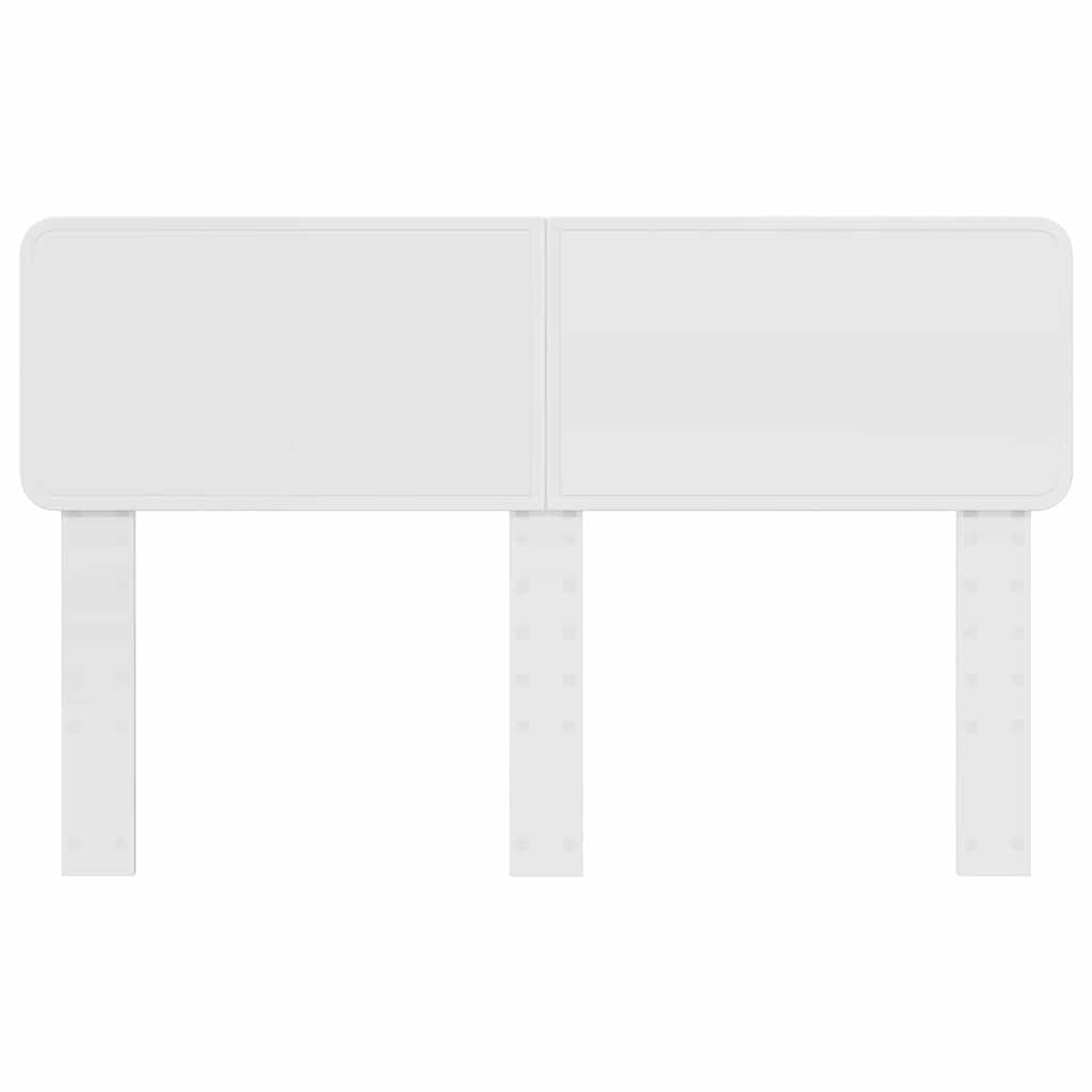 Testiera con testiera Bianco Lucido 150 cm Legno multistrato