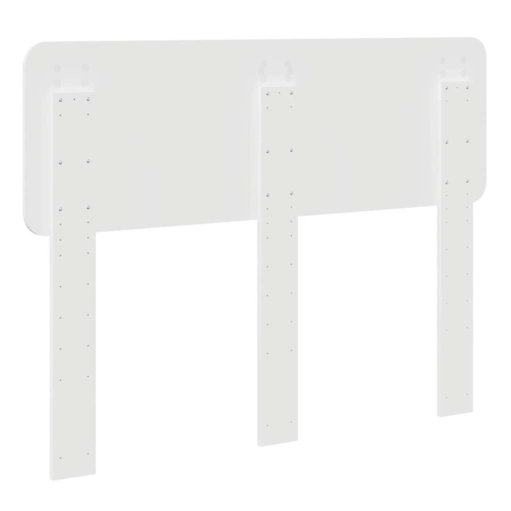 Testiera con testiera Bianco 135 cm Legno multistrato