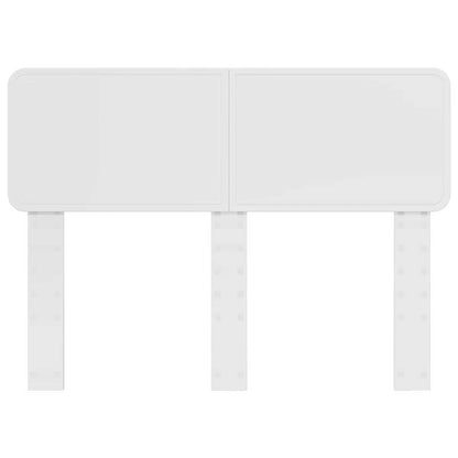 Testiera con testiera Bianco Lucido 135 cm Legno multistrato