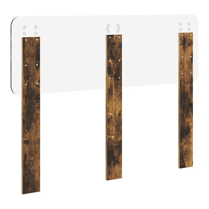 Testiera con testiera Rovere fumé 135 cm Legno multistrato