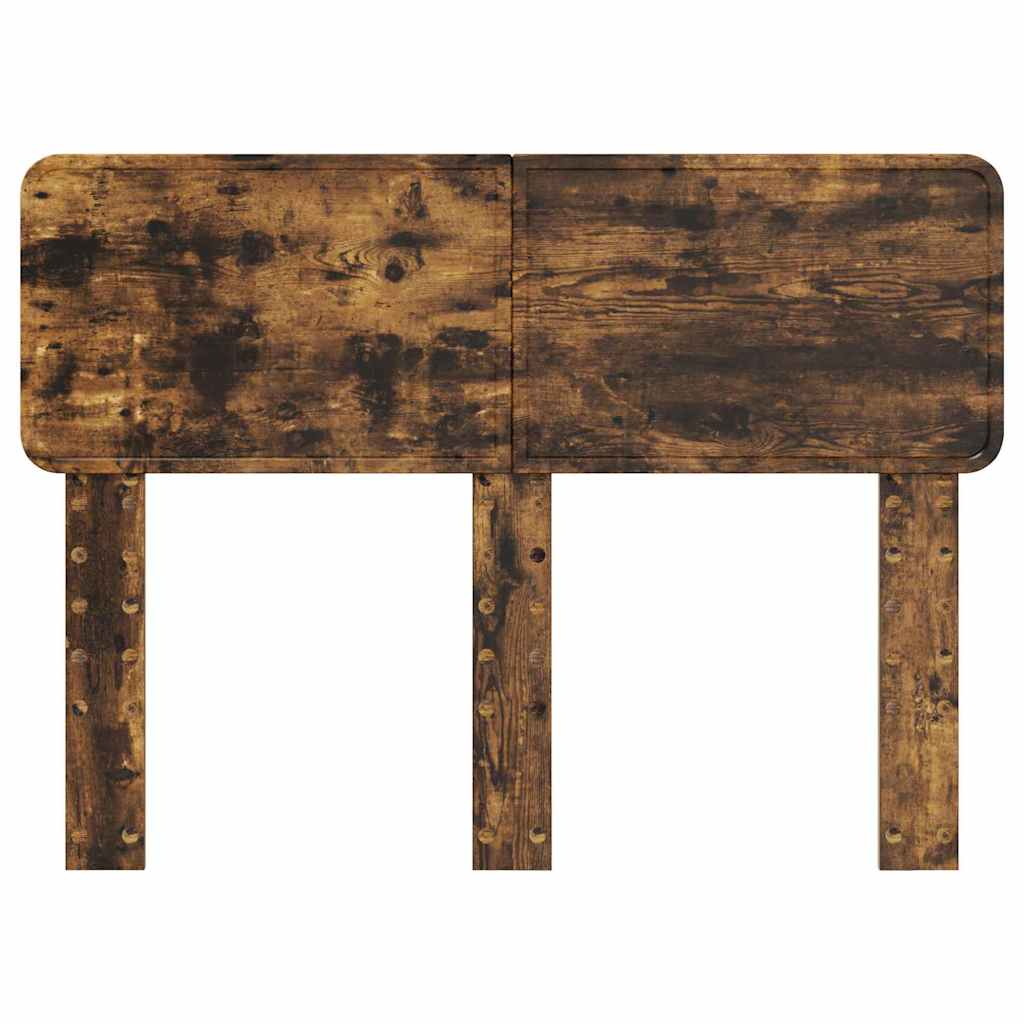 Testiera con testiera Rovere fumé 135 cm Legno multistrato