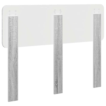 Testiera con testiera Grigio Sonoma 135 cm Legno multistrato