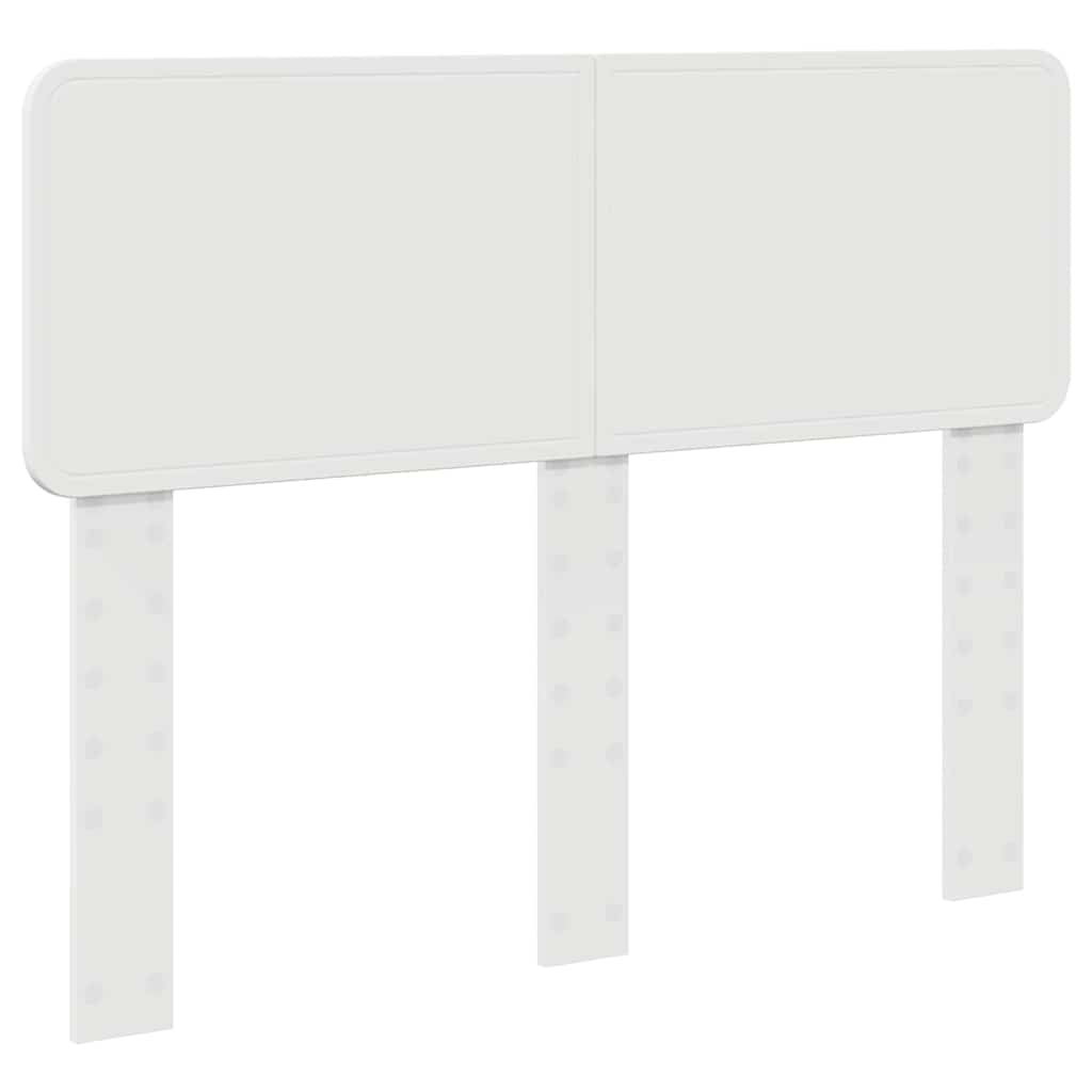 Testiera con testiera Bianco 120 cm Legno multistrato