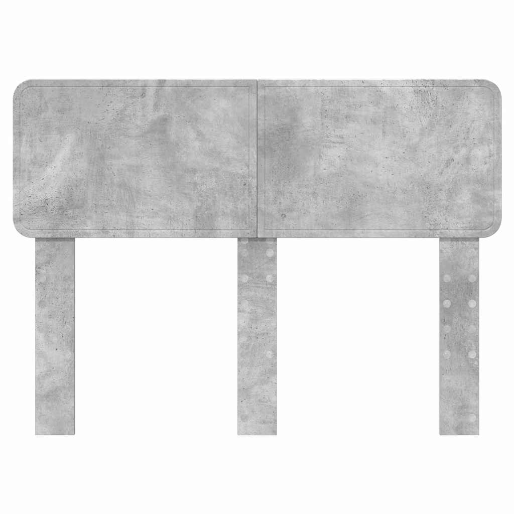 Testiera con testiera Grigio cemento 120 cm Legno multistrato