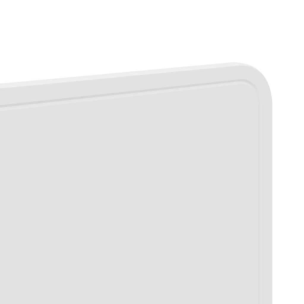 Testiera con testiera Bianco Lucido 120 cm Legno multistrato