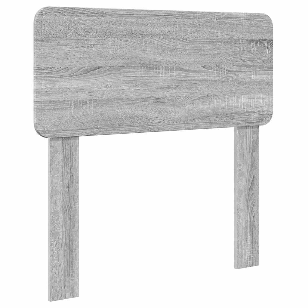 Testiera con testiera Grigio Sonoma 100 cm Legno multistrato