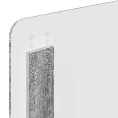 Testiera con testiera Grigio Sonoma 90 cm Legno multistrato